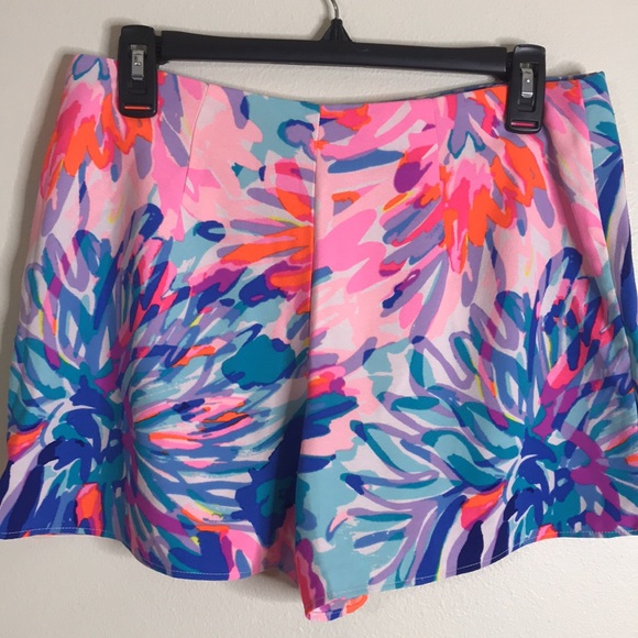 Lilly Pulitzer colorful Veri Skort shorts size 4 - Picture 9 of 11